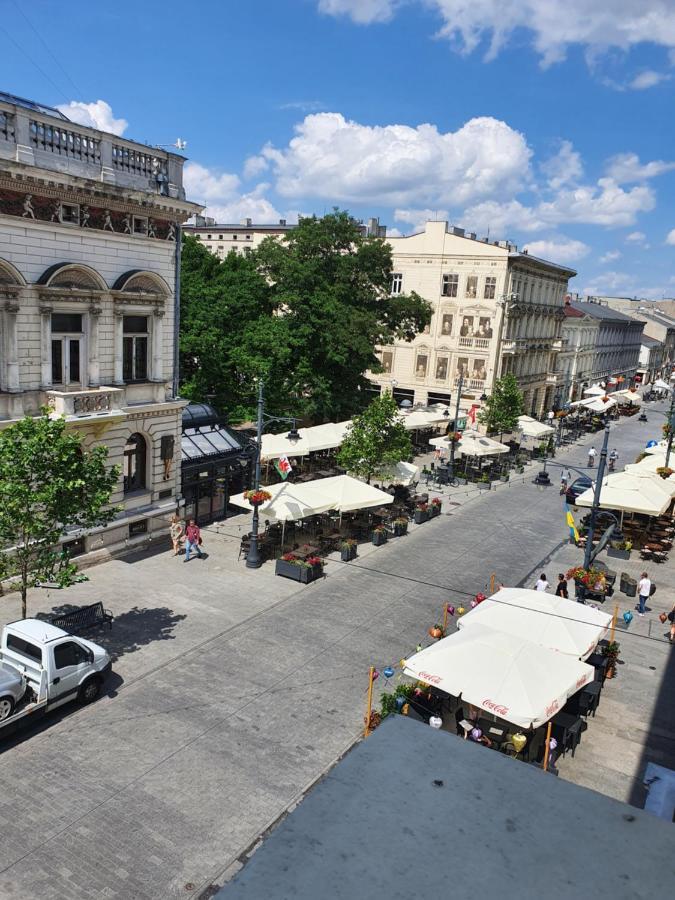 Prestige Aparthotel Piotrkowska 82 - Wyjatkowy Widok Na Deptak Łódź Kültér fotó