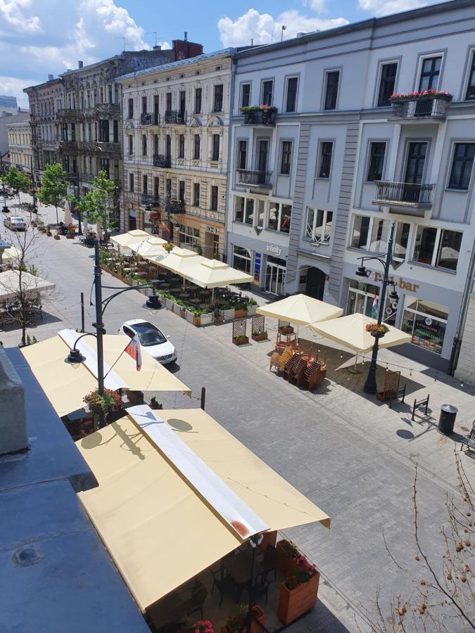 Prestige Aparthotel Piotrkowska 82 - Wyjatkowy Widok Na Deptak Łódź Kültér fotó